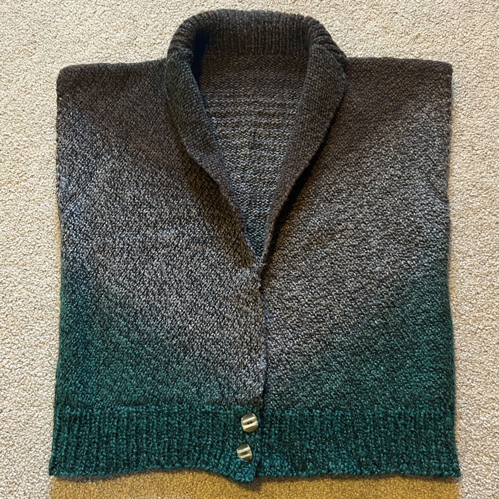 Hand-Knit Ombré Vest
